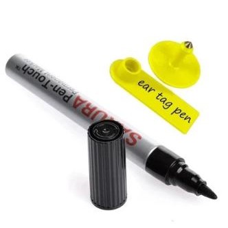 

COD Spidol Ear Tag Marker Eartag Nec Tag Pen Sakura Permanen Warna Hitam