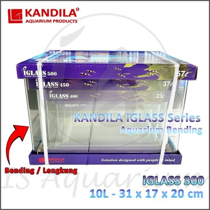 Akuarium Bending Kandila Iglass Series Super Clear Tank Aquarium