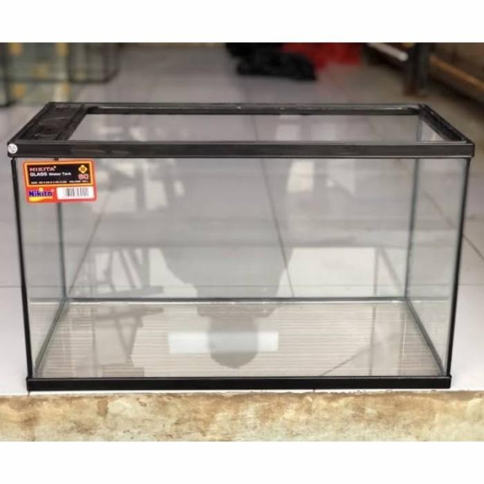 Aquarium Akrilik Nikita Glass Water Tank Size M 60L