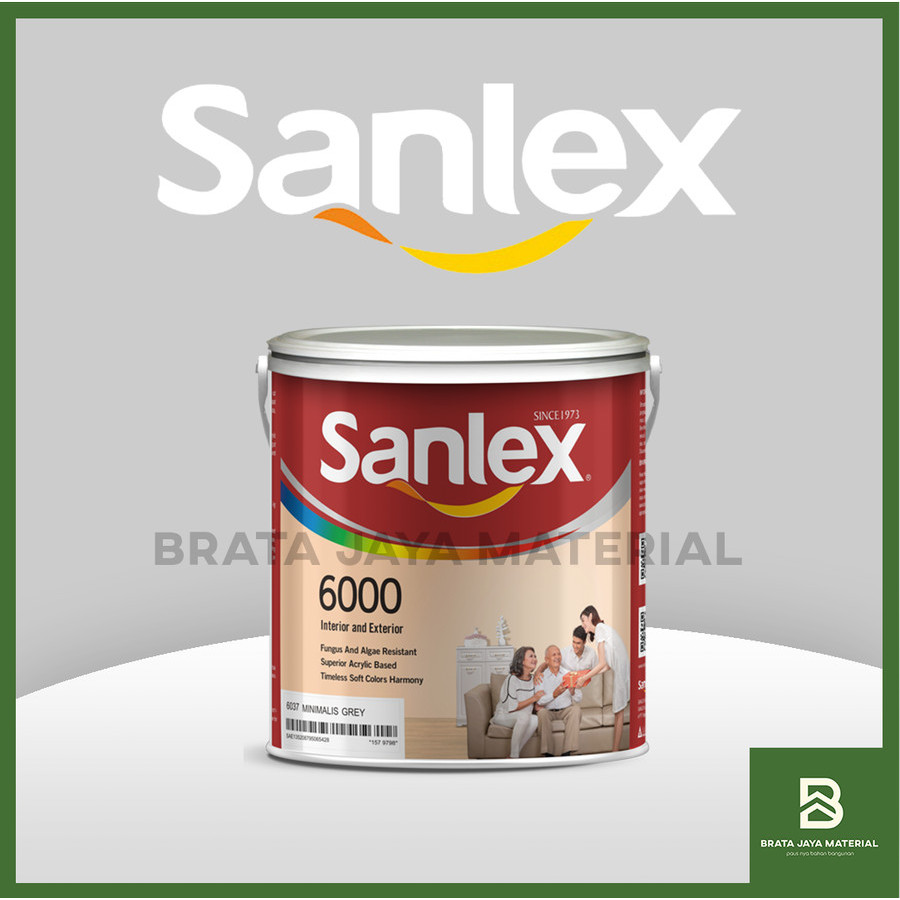 Cat Paint Sanlex 6000 Wall Tembok 5Kg Kilogram - Cream Krem Krim