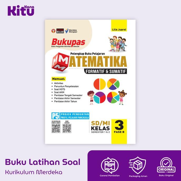 

BIG PROMO Bukupas Matematika SD/MI Kelas 3 (Buku Latihan Soal dan Ulangan Harian Kurikulum Merdeka) PROMO SPECIAL