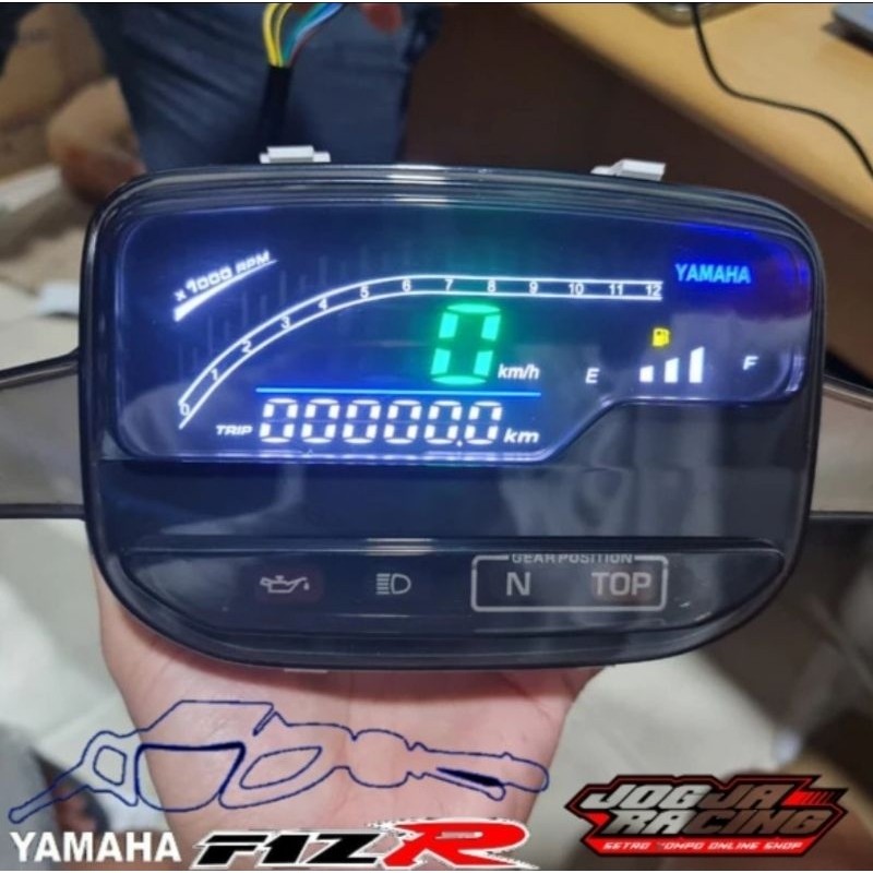 Speedometer digital Fizr F1zr model smoke Spedo digital fizr