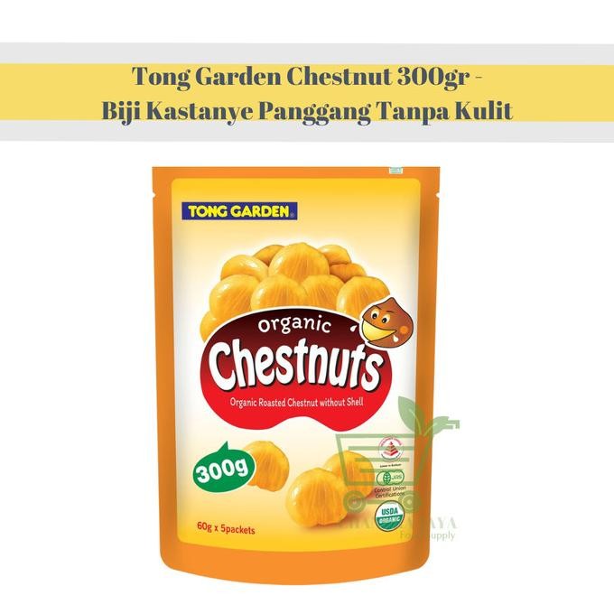 

Tong Garden Roasted Chestnut 300Gr - Biji Kastanye Panggang Tnpa Kulit Stok Terbatas