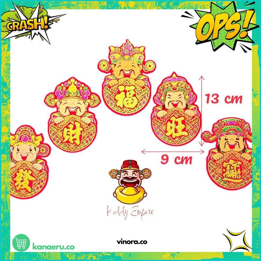 

Tempelan Imlek Karakter Dewa Rezeki Kain Brudu 2025 / Stiker Imlek Karakter Dewa Rezeki 2025 Dari Kain Brudu / Tempelan Dewa Rezeki Imlek 2025 Kain Brudu Simbol Hoki / Stiker Hoki Imlek Kain Brudu 2025 Tempelan Dewa Rezeki Diskon