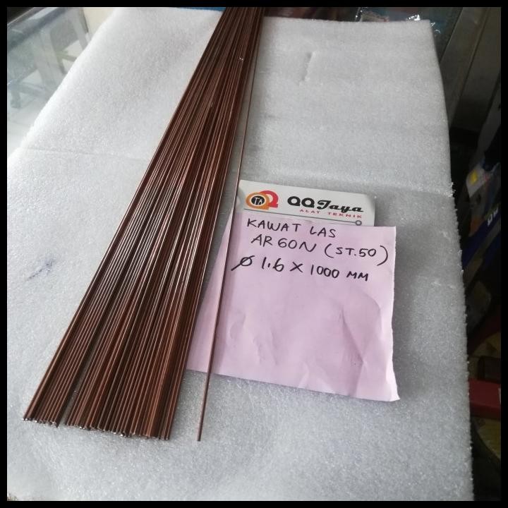 BEST DEAL KAWAT LAS ARGON BESI 1,6 MM - TIG ROD PANJANG 1 MTR X 1 KG 