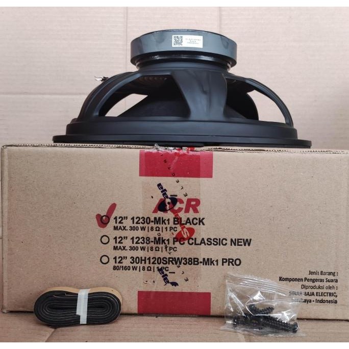 Speaker acr 12 in 1230 mk 1 black full range