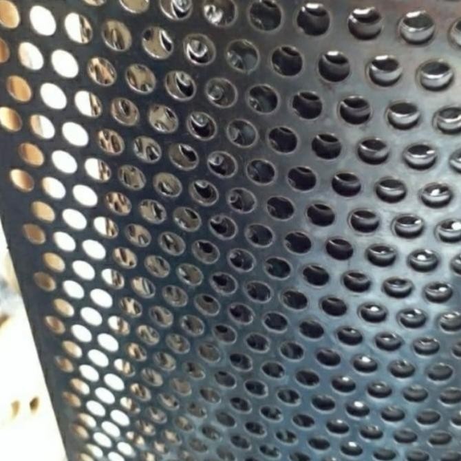 Grill Ram Bok Box Speaker Besi 1 x 2 meter Motif Bulat Ram Speaker