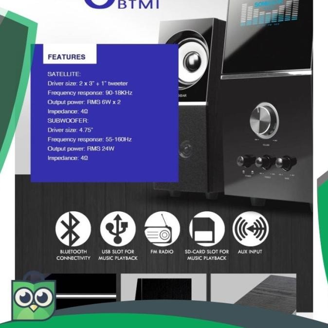 mo Speaker Bluetooth SonicGear Evo 5 [ Super BASS ] [ 1 Tahun