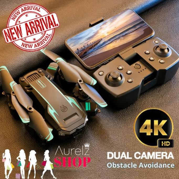 Drone S6 Max 4K Dual Camera Obstacle Avoidance Follow Me Drone Original Terlaris