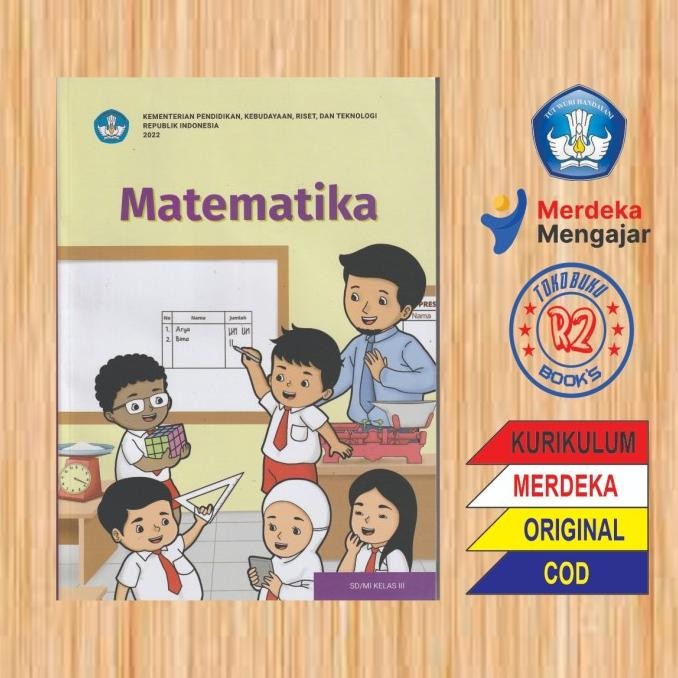 

GRATIS ONGKIR Buku matematika non Lisensi kelas 3 SD kurikulum merdeka BOOM SALE