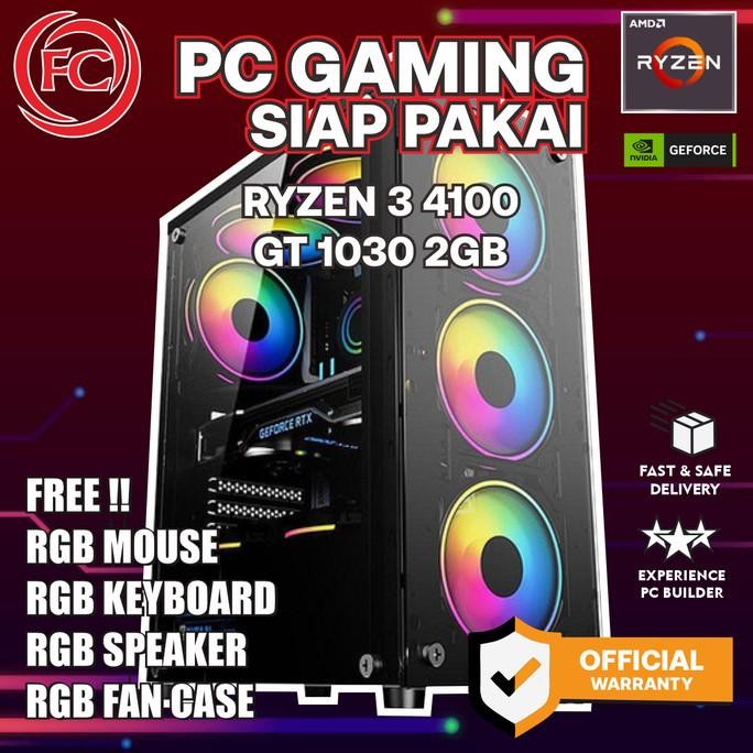 

PROMO PC GAMING & DESIGN RYZEN 3 4100 16GB GT1030 2GB