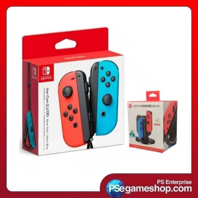 

PROMO JOYCON SWITCH NEON BLUE RED ORIGINAL
