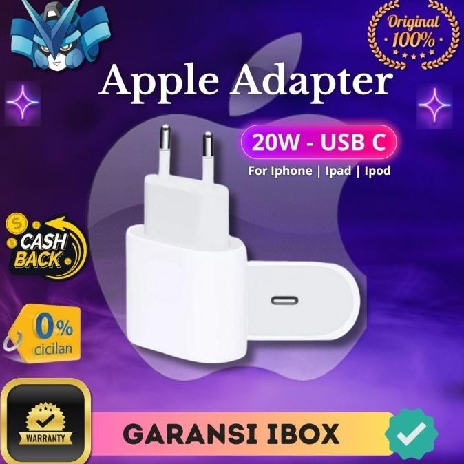 

PROMO APPLE 20W USB-C POWER ADAPTER FOR IPHONE 14 13 12 11 PRO M2 M1