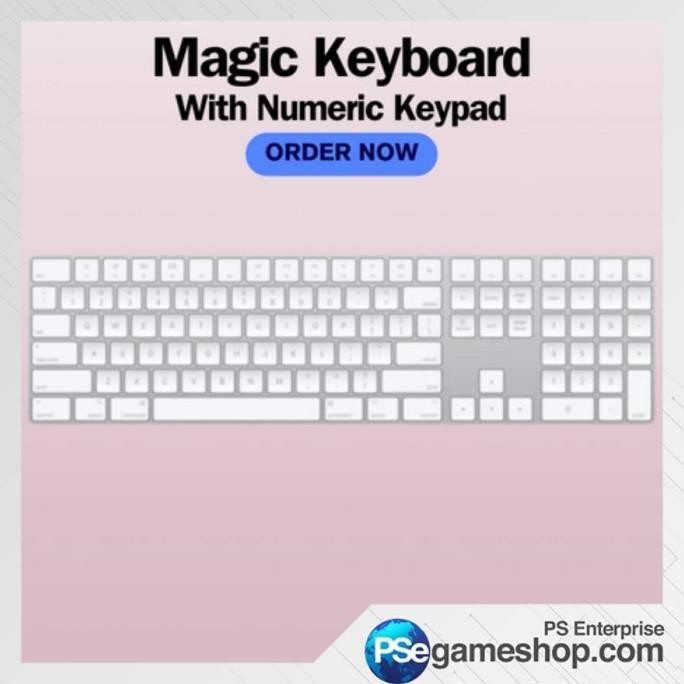 

PROMO APPLE MAGIC KEYBOARD WITH NUMERIC KEYPAD MQ052