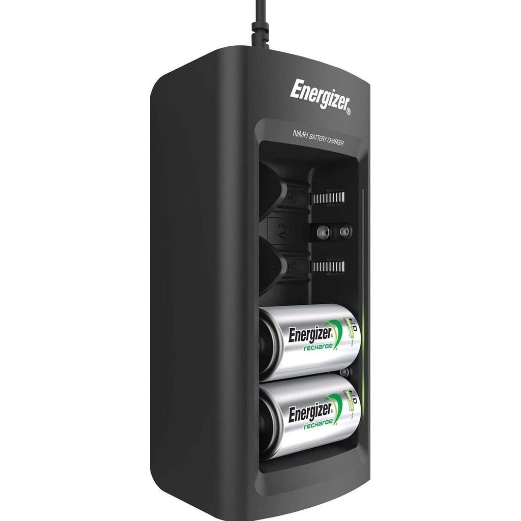 Energizer Recharge Universal Charger For Battery Nimh Rechargeable 9V Original Terlaris