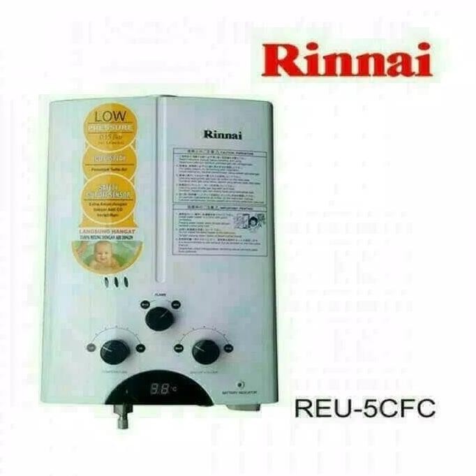 

PROMO WATER HEATER GAS RINNAI REU 5 CFC GARANSI RESMI