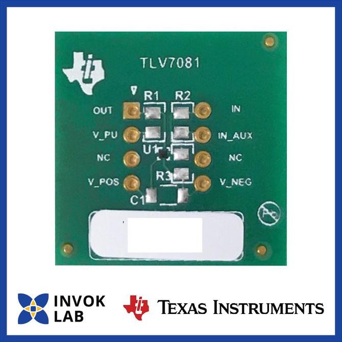 

PROMO TEXAS INSTRUMENTS TLV7081EVM BREAKOUT BOARD TLV7081 NANOPOWER COMPARATOR, WCSP PACKAGE