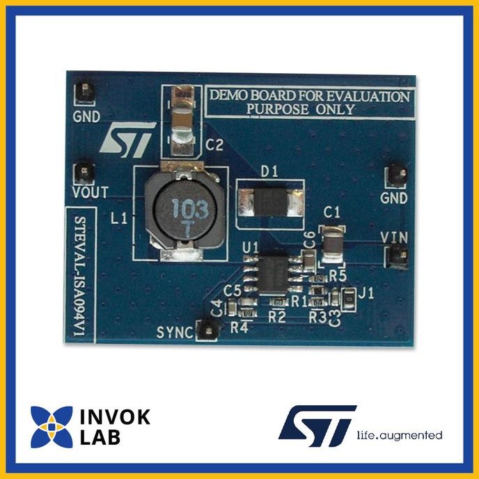 

PROMO STMICROELECTRONICS STEVAL-ISA094V1 DEMONSTRATION BOARD FOR 4.5 V TO 28 V INPUT VOLTAGE 3A STEP DOWN SWITCHING POWER SUPPLY