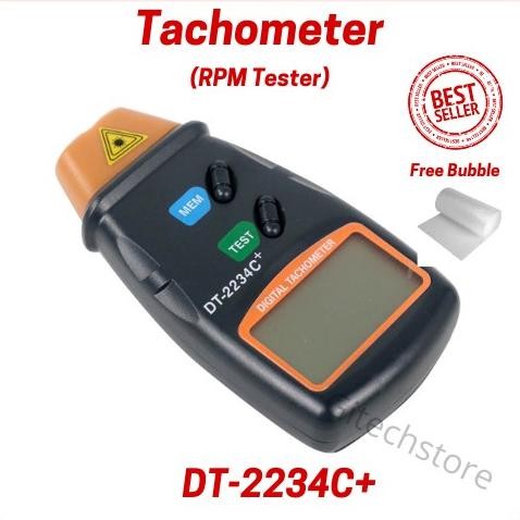 Tachometer LCD Digital Laser / Alat Ukur RPM Meter / Alat Ukur