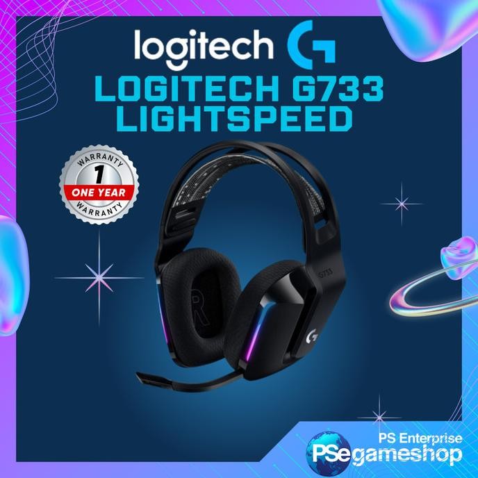 

PROMO LOGITECH G733 LIGHTSPEED WIRELESS 7.1 SURROUND GAMING HEADSET / HEADSET LOGITECH / HEADSET HITAM