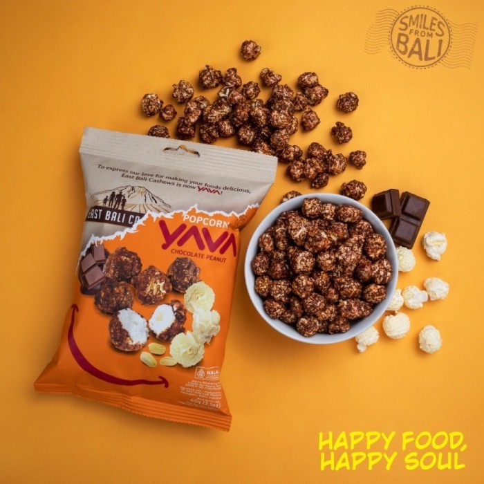 

Eat Bali Cahew Yava Popcorn 60Gr