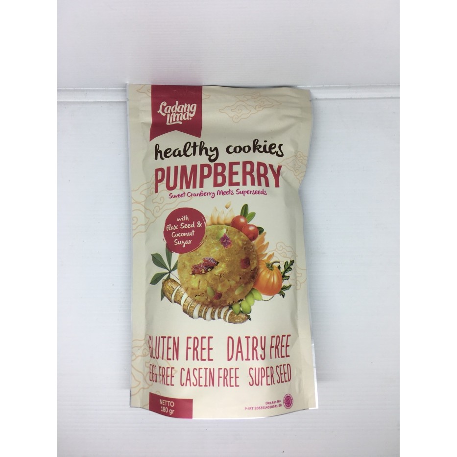 

Ladang Lima Gluten Free Pumpberry Cooie 180 Gram