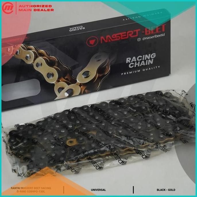 Rantai Chain Racing O Ring 520 H 130L Universal Nassert Beet 07D35Z4 s