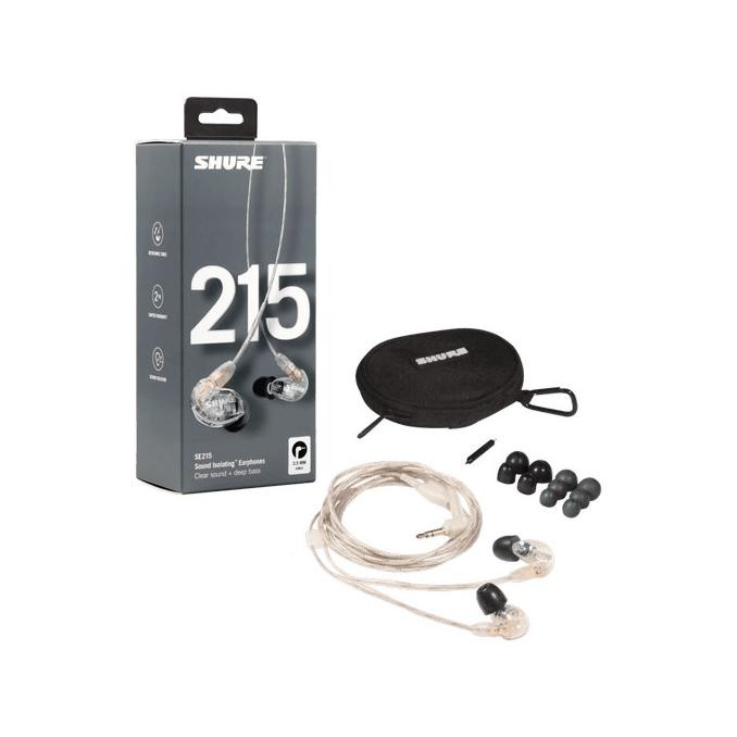 Shure Se215 Pro Clear Iem Panggung In Ear Monitor Original