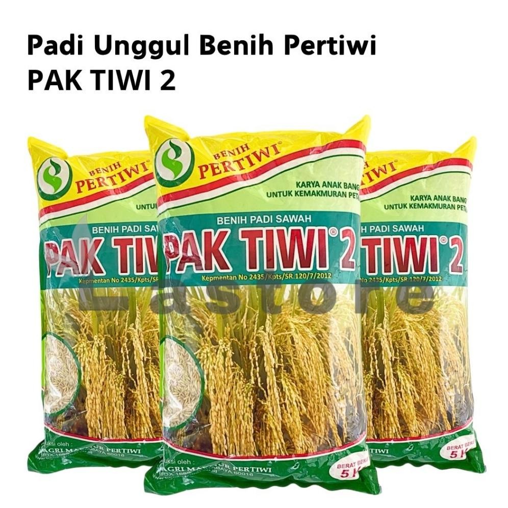 Kk - Benih Padi Sawah Unggul PAK TIWI 2 5 Kg Benih Pertiwi