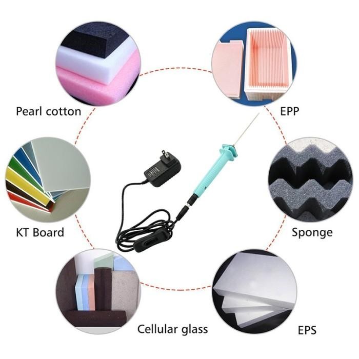 

Pisau Pemotong Busa Styrofoam Gabus Elektrik Foam Cutter Pen 15W 25Cm