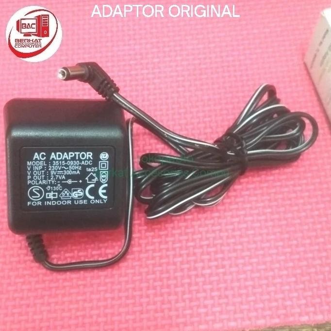 adaptor TLP ORIGINAL 9V-300ma