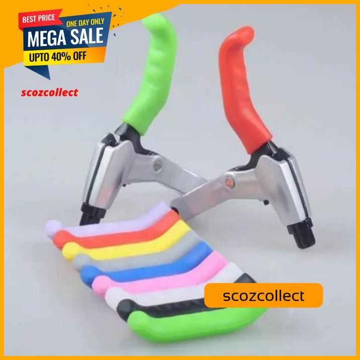 COVER KARET SILIKON TUAS REM SEPEDA MTB BRAKE LEVER PROTECTION COVER - PELINDUNG TUAS REM GRATIS ONG