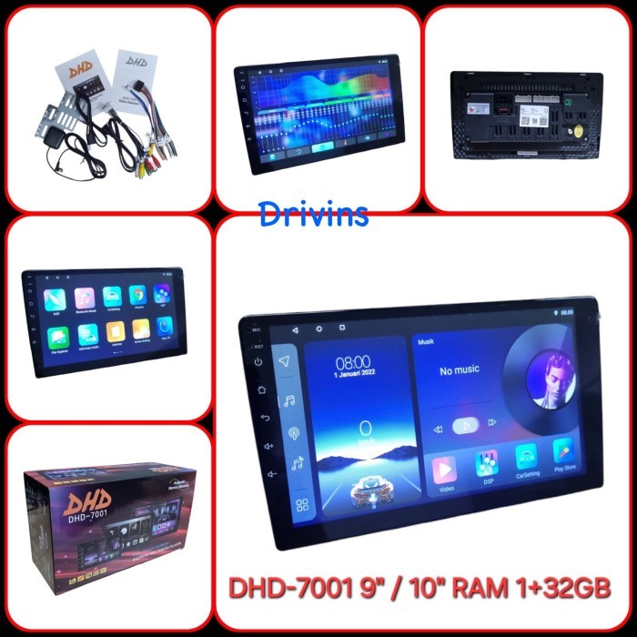 HEADUNIT ANDROID 9" DHD-7001 / DHD 7001 9INCH