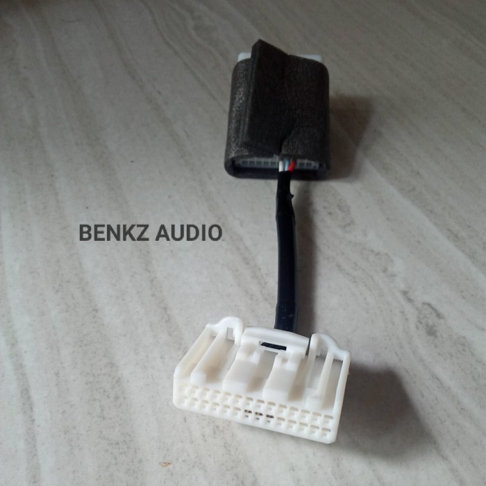 Soket remot stir headunit Toyota 28 pin Male ke 20 Pin Female Original
