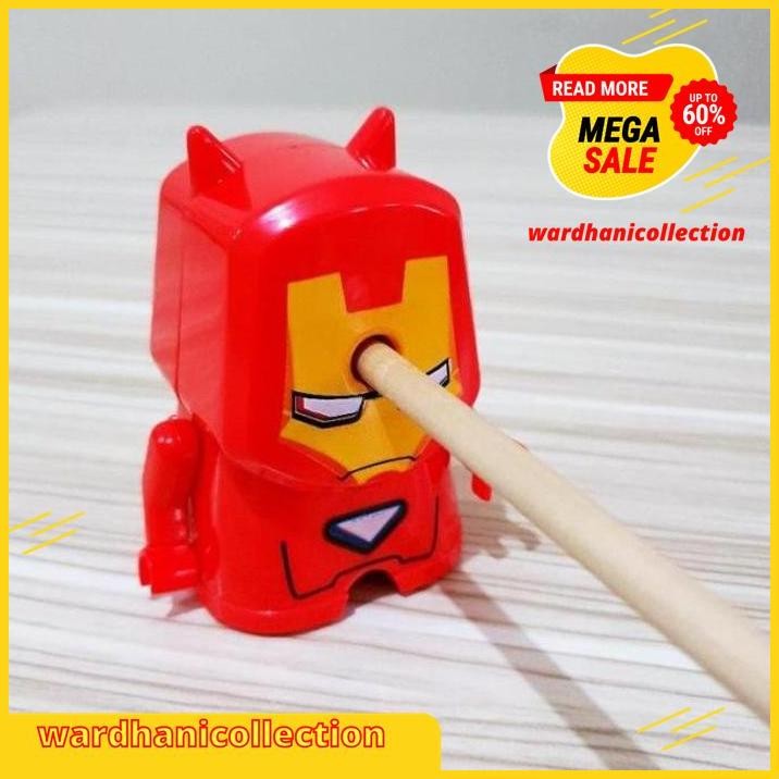 

SERUTAN IRON MAN - RAUTAN MEJA ASAHAN PUTAR PENSIL KTER SUPER HERO BEST PRODUK !!!