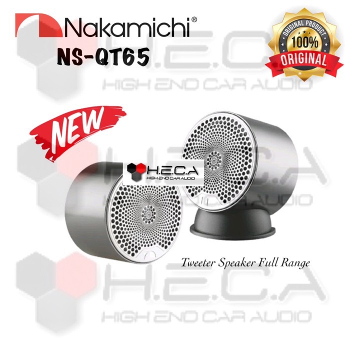 Nakamichi NS-QT65 Tweeter Speaker Fullrange Audio Mobil Full Range