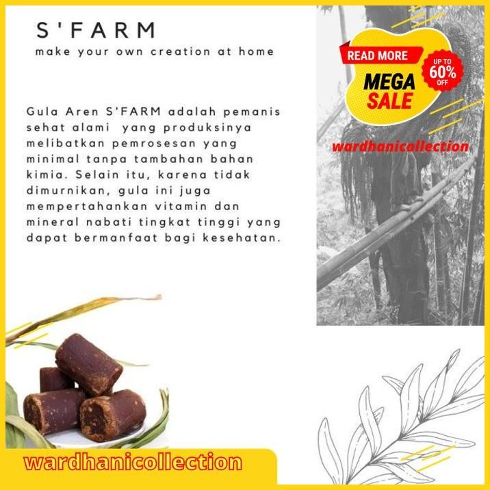 

GULA AREN HITAM BATOK ASLI KAWUNG 1 KG NIRA AREN CIANJUR BY S'FARM EKSLUSIF !!