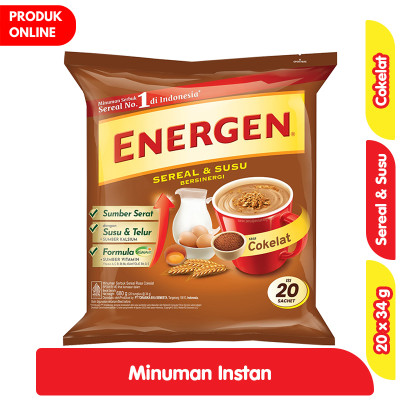 

Energen Minuman Sereal Cokelat 20 x 34 g