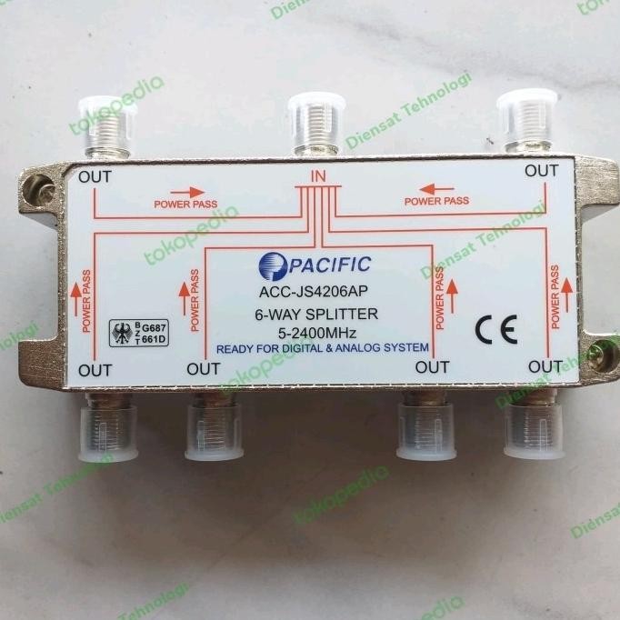 Splitter Spliter Pacific 6 Way