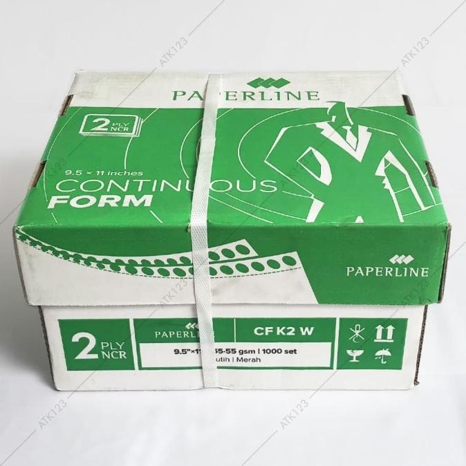 

TERMURAH - Continuous Form Paperline 2 Ply Warna 9 1/2 x 11 in (K2 W)