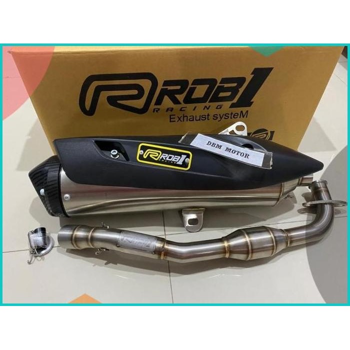 Knalpot Rob1 V-Cup Khusus Yamaha Aerox 155- All New Aerox Connected 07