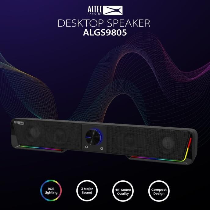 SPEAKER ALTEC LANSING SOUNDBAR ALGS9805 ORIGINAL DAN TERPERCAYA