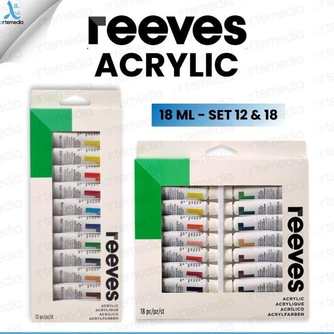 

Cat Akrilik Reeves Acrylic Paint Color Tube Set GVS