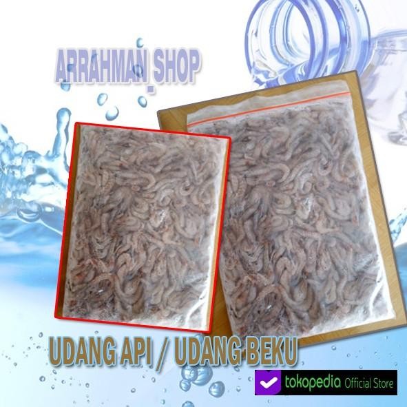Makanan Ikan - Udang Beku Pakan Ikan Predator / Udang Beku Udang Api