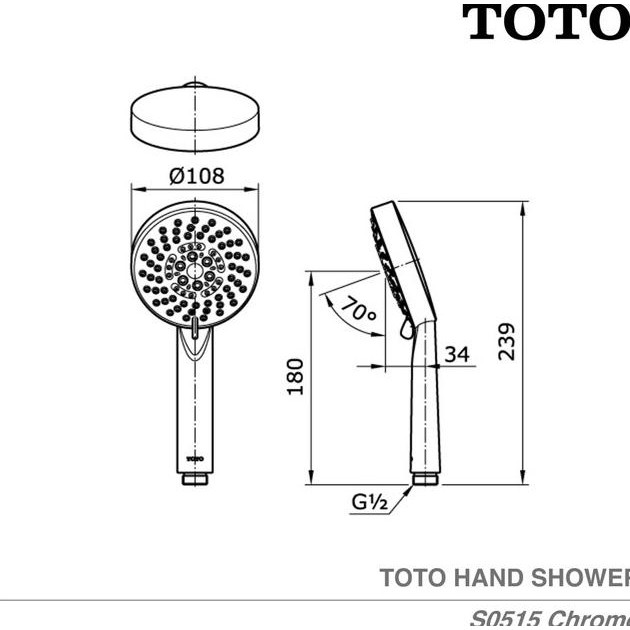 Toto Hand Hower 0515 Hower Mandi Epala Hower Hower Tangan