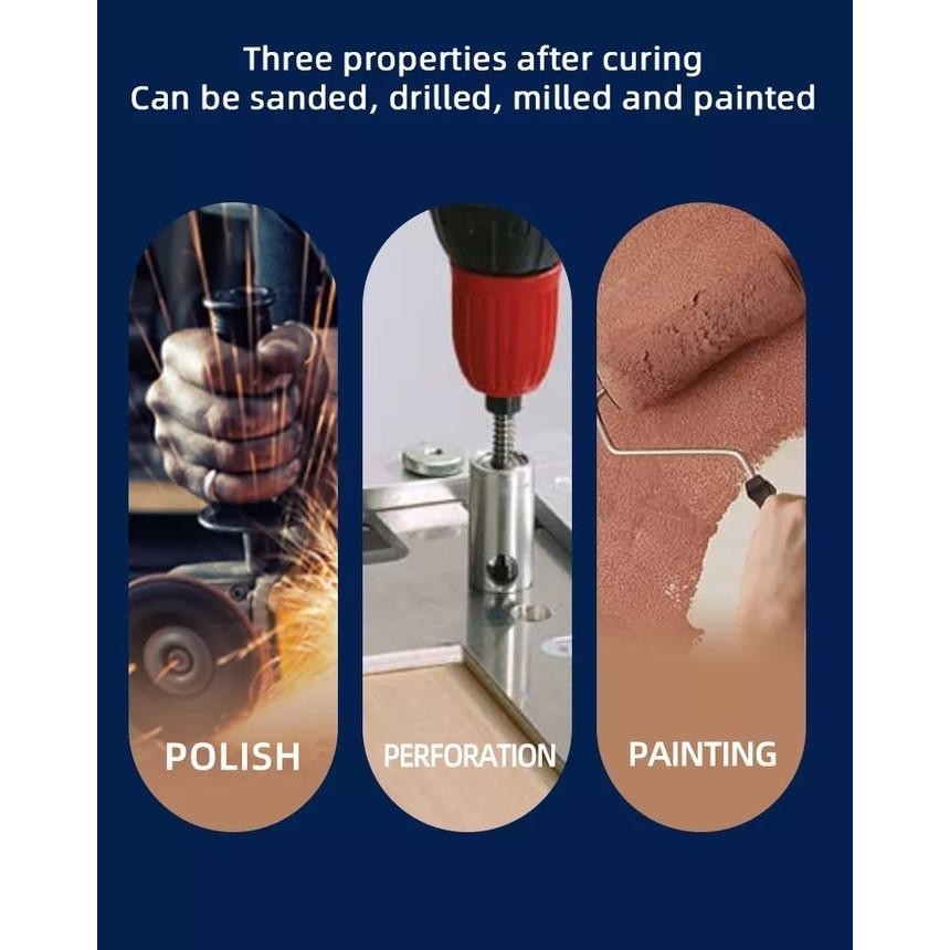 Promo Fenloc EP77 Lem Epoxy AB untuk Perbaikan Logam Struktural 50g + 50g COD