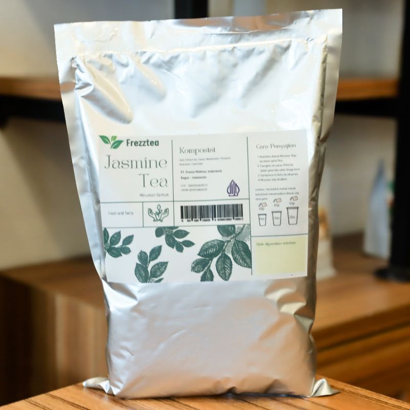 

Ay00! FREZZTEA Bubuk Minuman Rasa Jasmine Tea 1kg / Powder Jasmine Tea / Bubuk Minuman Teh termurah