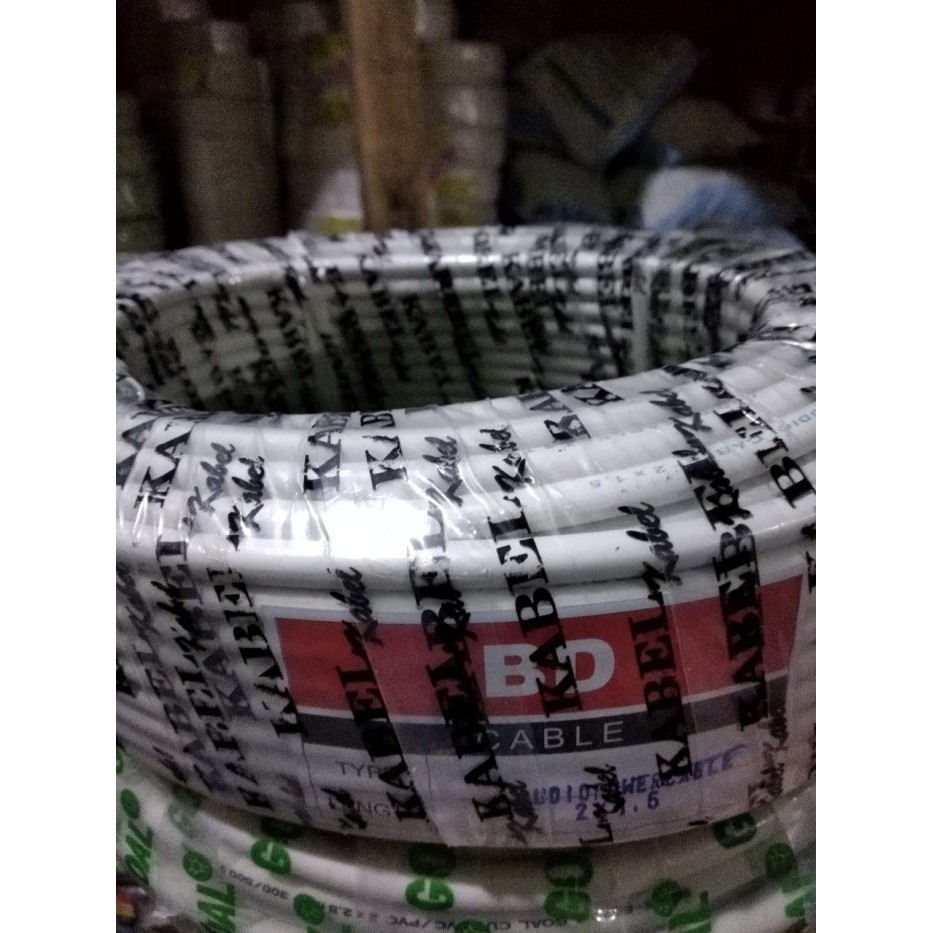 TERBATAS Kabel Listrik NYM BD 2x1.5 KABEL AUDIO CABLE NYM BD 2 x 1.5mm - 40MTR