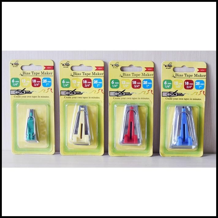 

Bias Tape Maker 6 - 12 - 18 - 25 mm