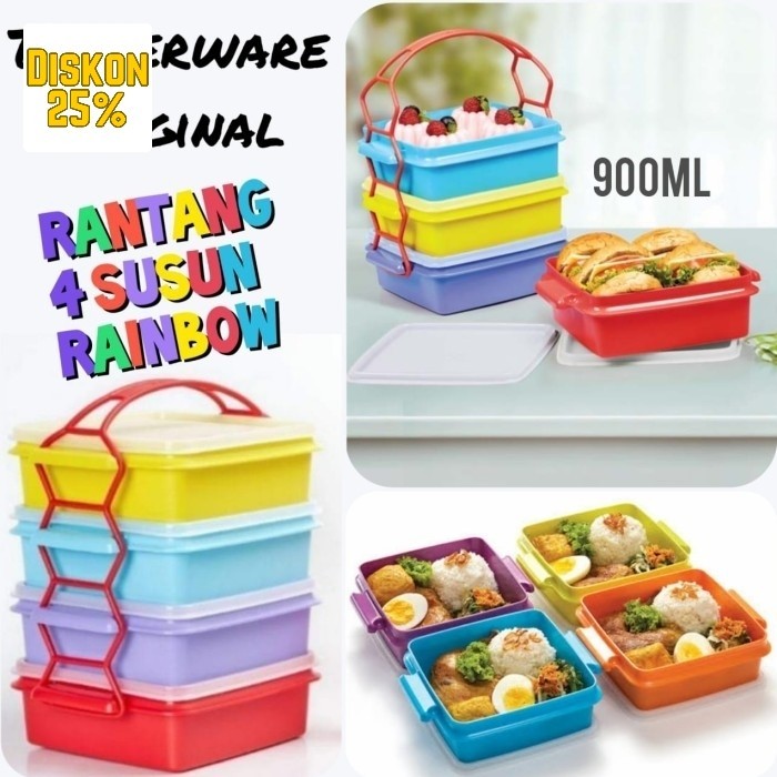 Tupperware Promo Rantang Makanan Untuk Bekal Piknik Tumbler Gelas Set